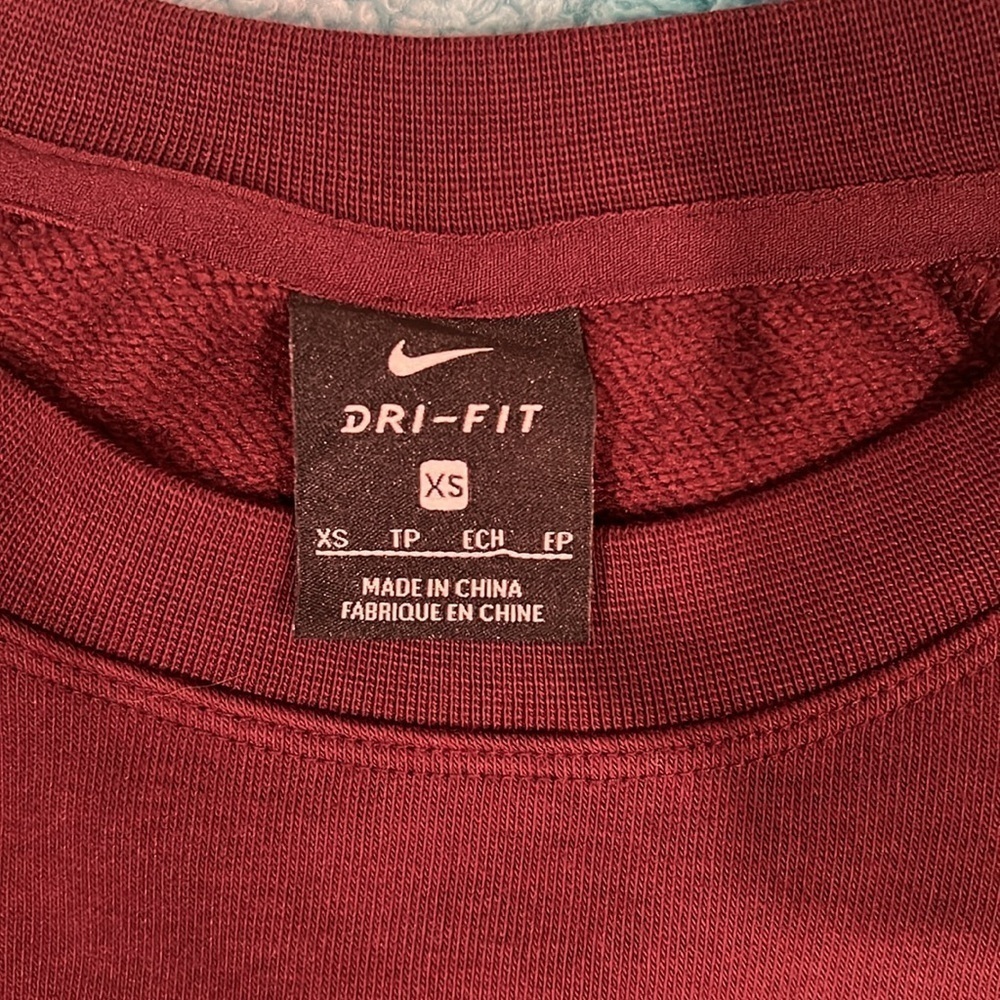 š„NWOT Nike Maroon Crewneck Sweatshirtš„ - Picture 4 of 6